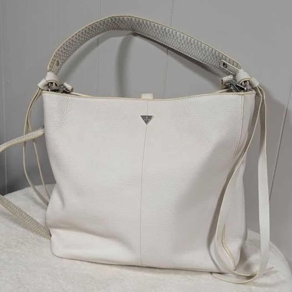 *Gorgeous* Sam Edelman Jaelyn white leather handbag